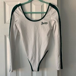 New York long sleeve low back bodysuit